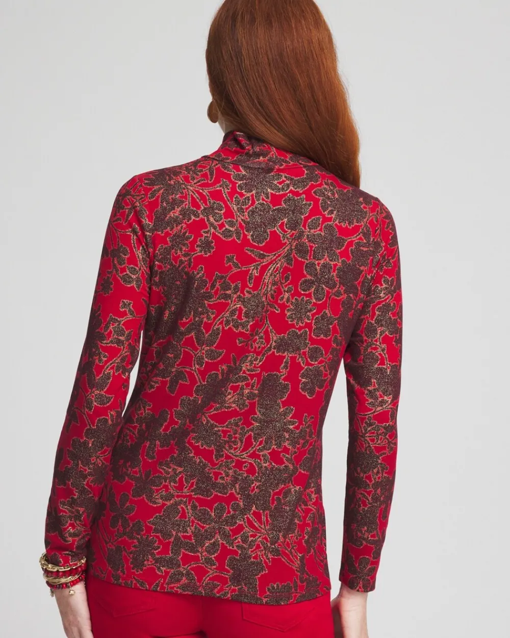 Sale Touch Of Cool™ Floral Foil Layering Tee Tops | Tees