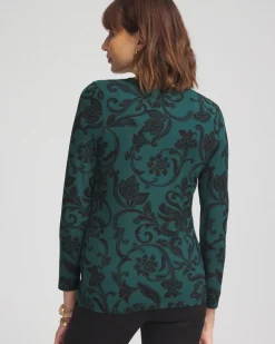 Discount Touch Of Cool™ Floral Scroll Layering Tee Tops