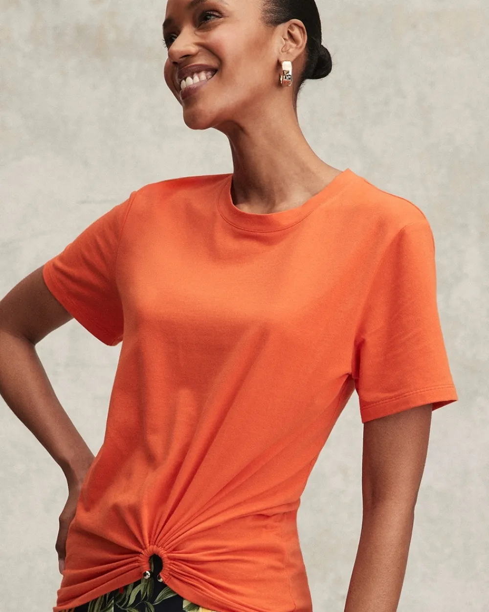 Best Sale Touch Of Cool™ Hardware Detail Tee Tops