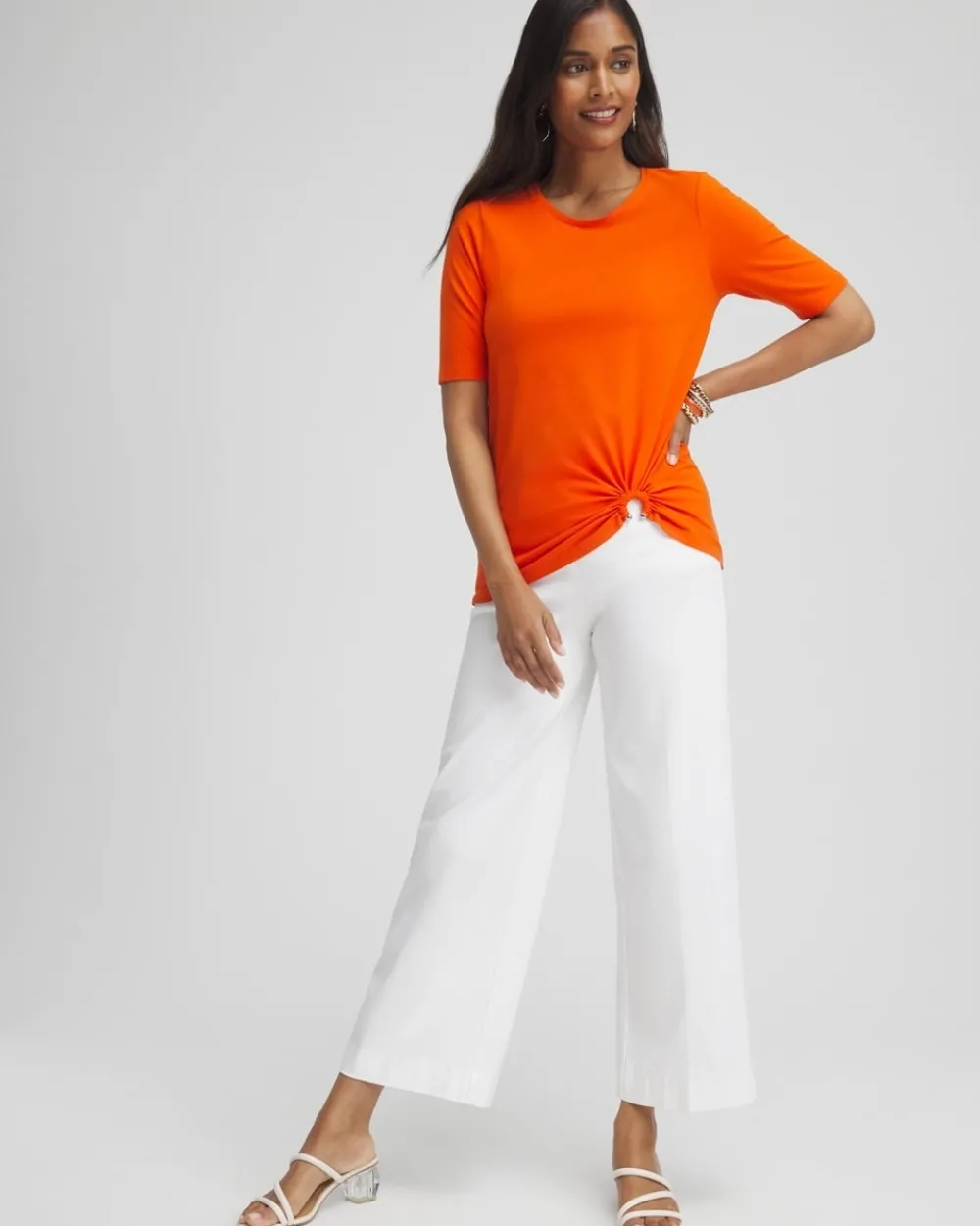 Best Sale Touch Of Cool™ Hardware Detail Tee Tops