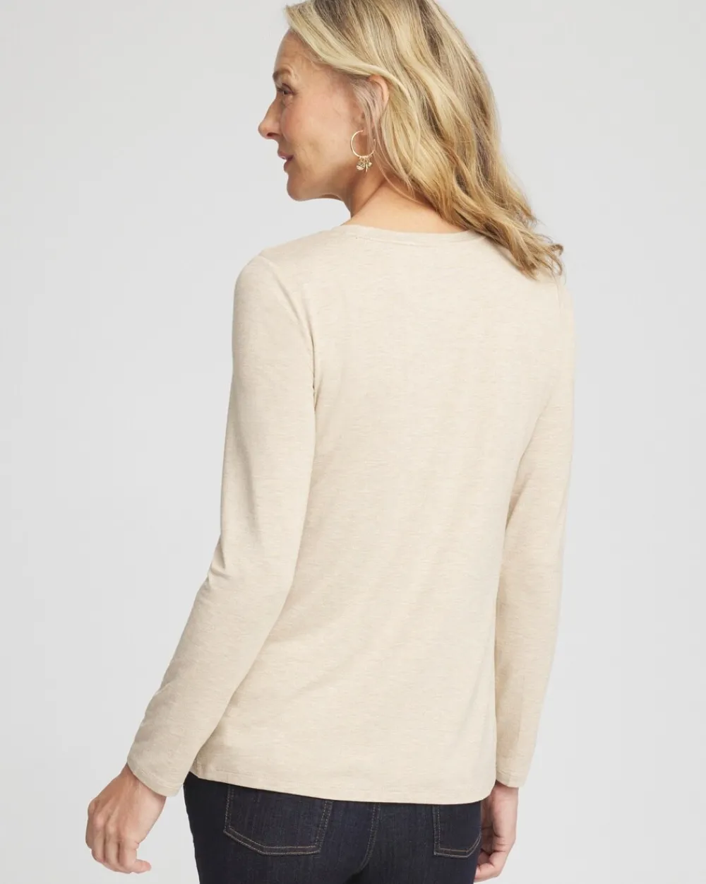 Clearance Touch Of Cool™ Heather Long Sleeve Tee Tops