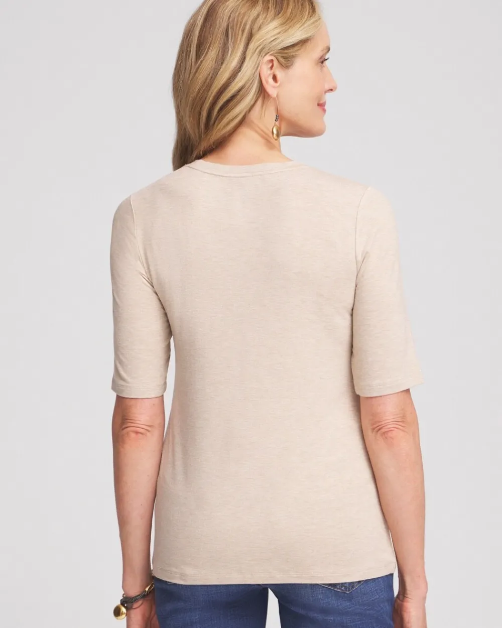 Cheap Touch Of Cool™ Heather Short Sleeve Layering Tee Tops