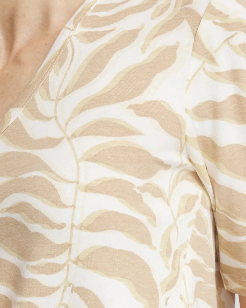 Sale Touch Of Cool™ Leaves Modern Tunic Tops
