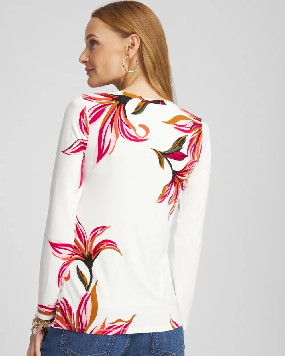 Hot Touch Of Cool™ Lily Long Sleeve Tee Tops
