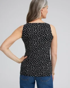 Sale Touch Of Cool™ Polka Dot Polished Tank Tops