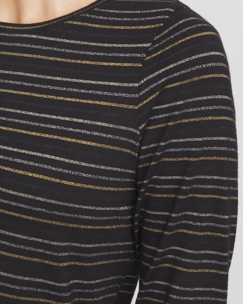 Clearance Touch Of Cool™ Shine Stripes Layering Tee Tops | Tees