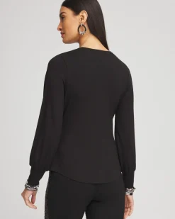 Sale Touch Of Cool™ Shirred Layering Tee Tops | Tees