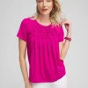 Sale Touch Of Cool™ Smocked Top Tops