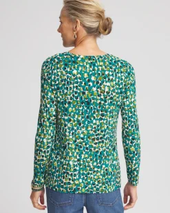 Store Touch Of Cool™ Spots Layering Tee Tops