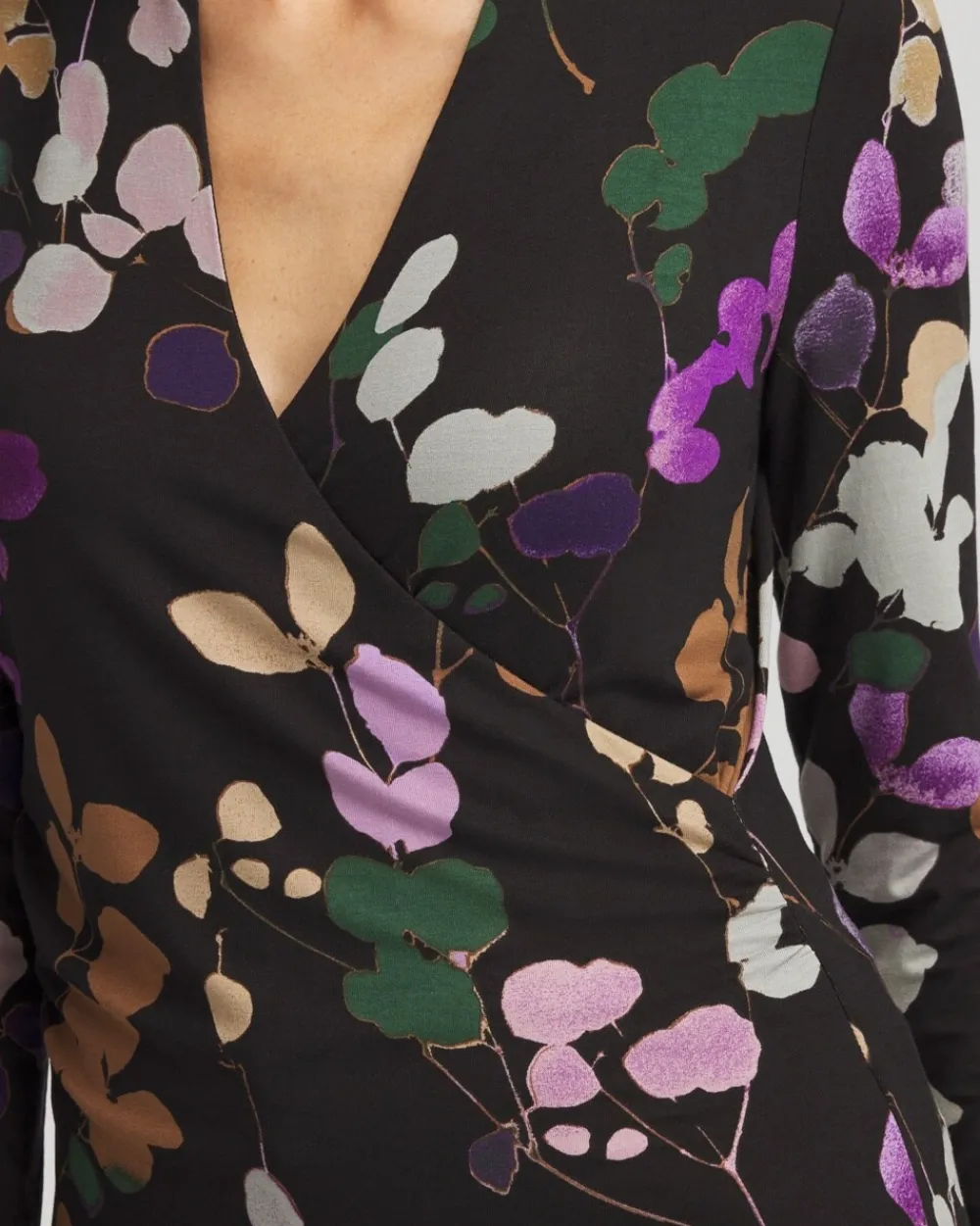 Discount Touch Of Cool™ Sprigs Surplice Top Tops