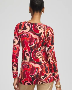 Cheap Touch Of Cool™ Swirl Layering Tee Tops | Tees