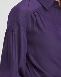 Discount Trapunto Shoulder Blouse Tops | Blouses & Shirts