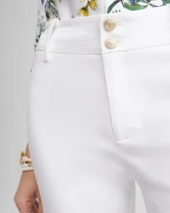 Hot Trapunto Wide Leg Cropped Pants Pants