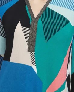 New Travelers™ Beaded V-neck Tunic Tops