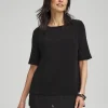 Fashion Travelers™ Chiffon Hem Top Tops