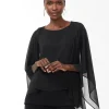 Fashion Travelers Chiffon Layered Top Tops
