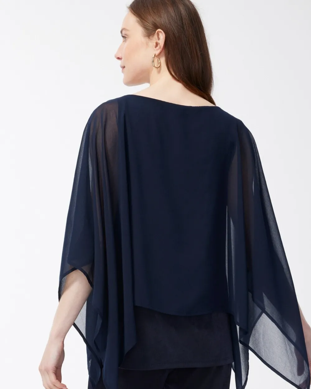 Fashion Travelers Chiffon Layered Top Tops