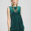 Cheap Travelers Collection Velvet Tank Tops | Matching Sets