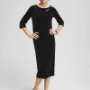 Shop Travelers™ Collection Velvet Midi Dress Dresses
