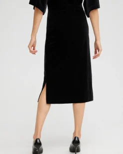 Cheap Travelers Collection Velvet Midi Skirt Dresses | Skirts