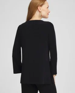 Discount Travelers™ Floral Boat Neck Tunic Tops