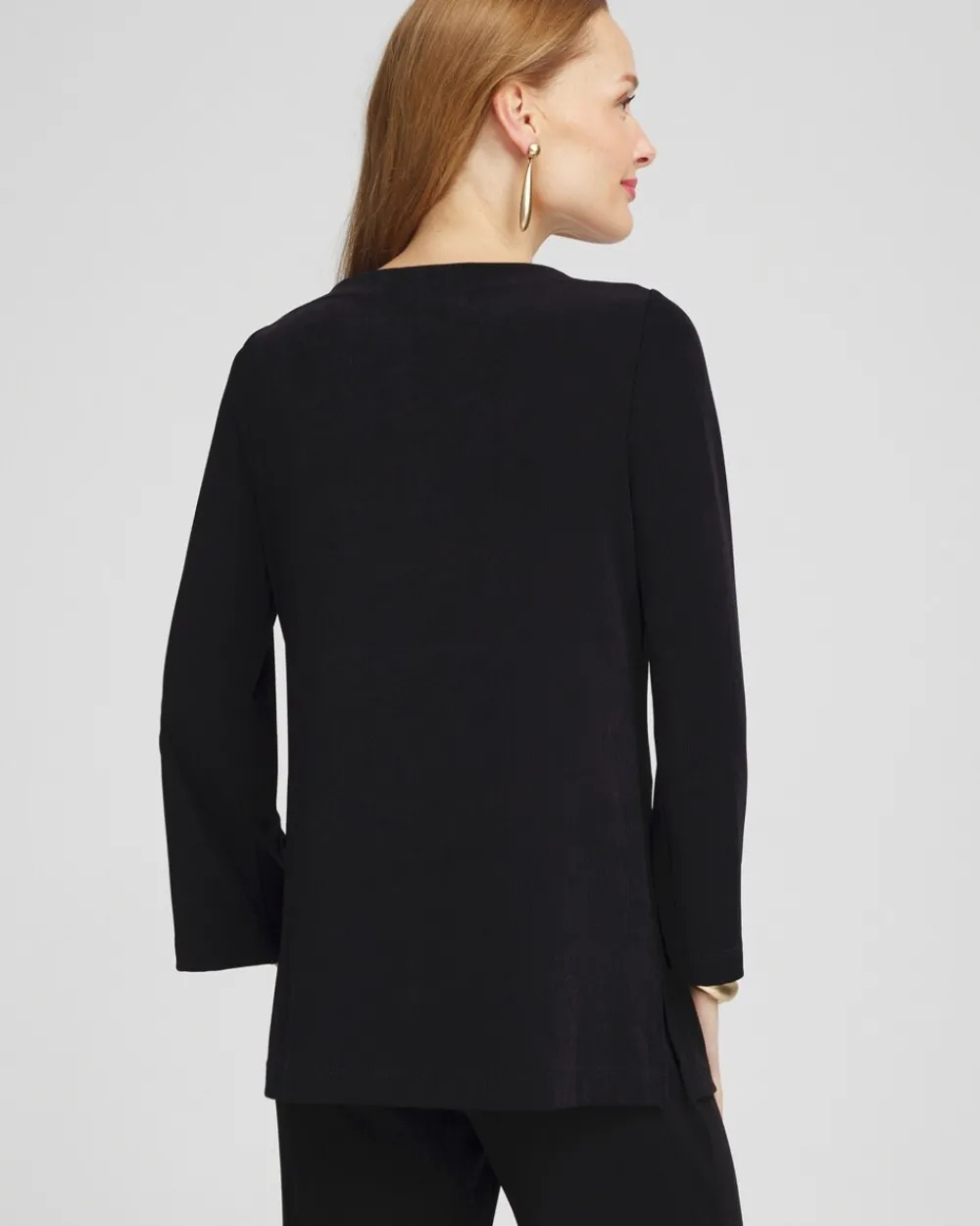 Discount Travelers™ Floral Boat Neck Tunic Tops