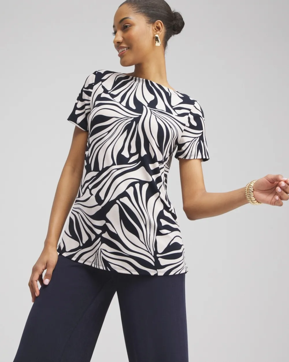 Outlet Travelers™ Floral Top Tops