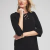 Fashion Travelers™ Lace Up Top Tops