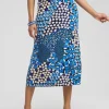 Fashion Travelers™ Mixed Dots Midi Skirt Skirts