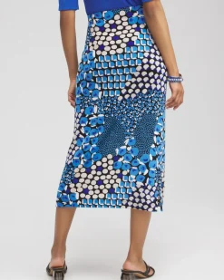 Fashion Travelers™ Mixed Dots Midi Skirt Skirts
