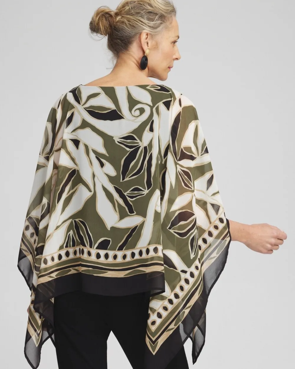 Fashion Travelers™ Paisley Chiffon Layer Top Tops