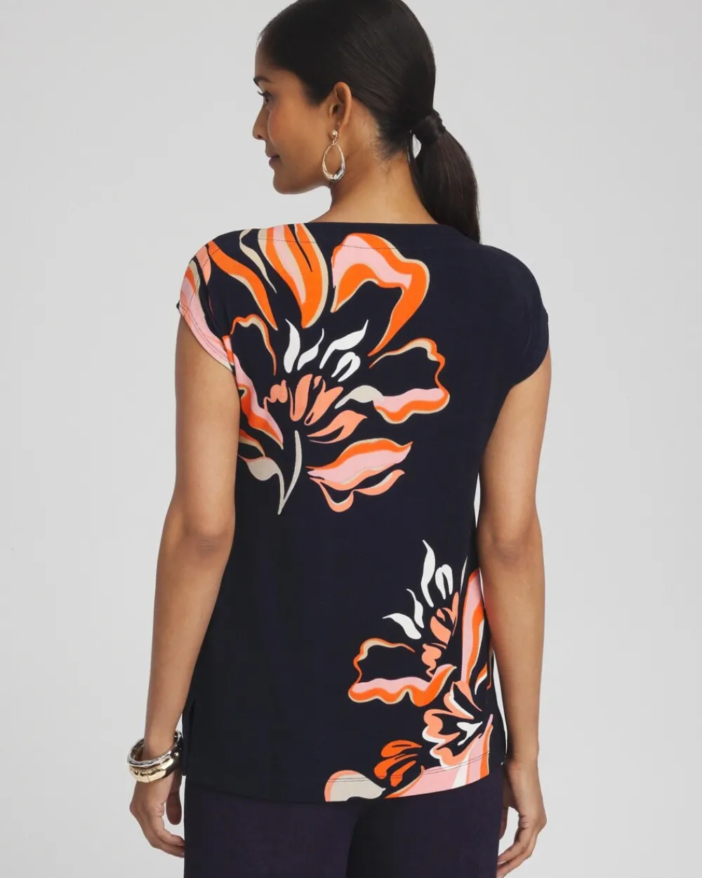 Shop Travelers™ Placed Floral Tunic Tops