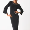 Best Travelers™ Rhinestone Scoopback Midi Dress Dresses