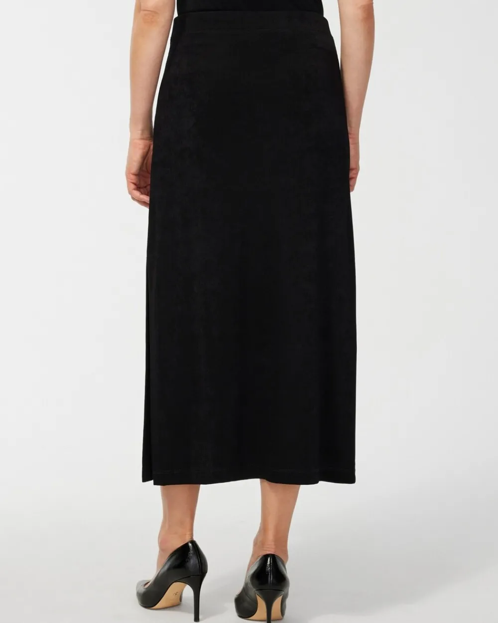 Online Travelers Side Slit Maxi Skirt Skirts