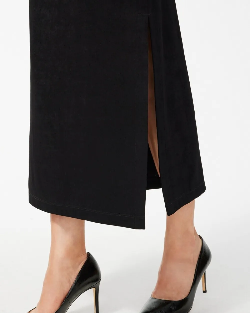 Online Travelers Side Slit Maxi Skirt Skirts