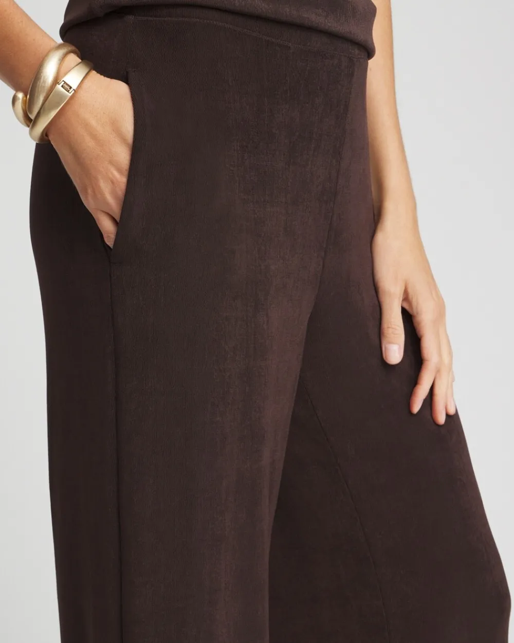 Hot Travelers™ Wide Leg Pocket Pants Pants