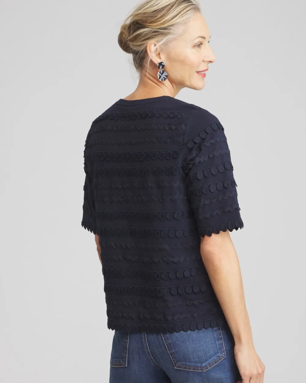 Sale Trim Detail Tee Tops