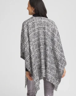 Cheap Tweed Ruana Tops | Ponchos & Ruanas