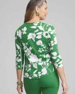 Store Vines Everyday 3/4 Sleeve Tee Tops