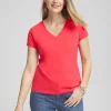 Hot V-neck Perfect Tee Tops