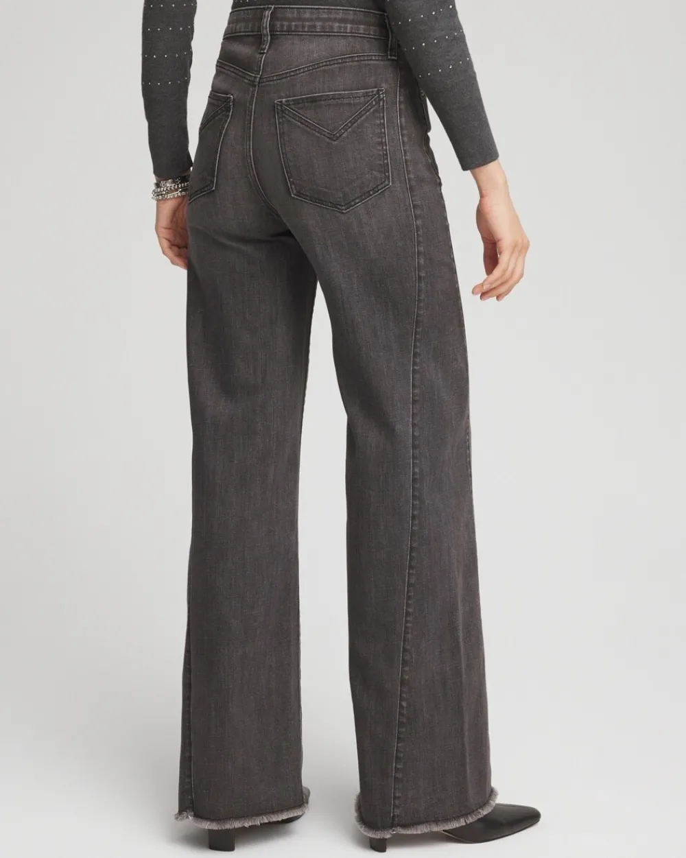 Flash Sale Wide Leg Frayed Hem Jeans Jeans & Denim | Matching Sets