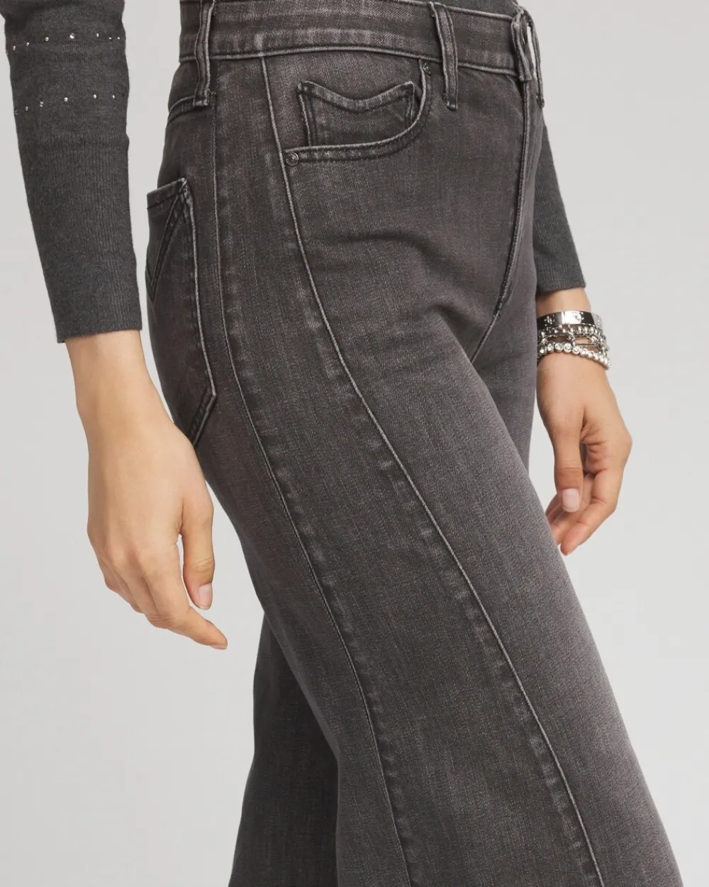 Flash Sale Wide Leg Frayed Hem Jeans Jeans & Denim | Matching Sets