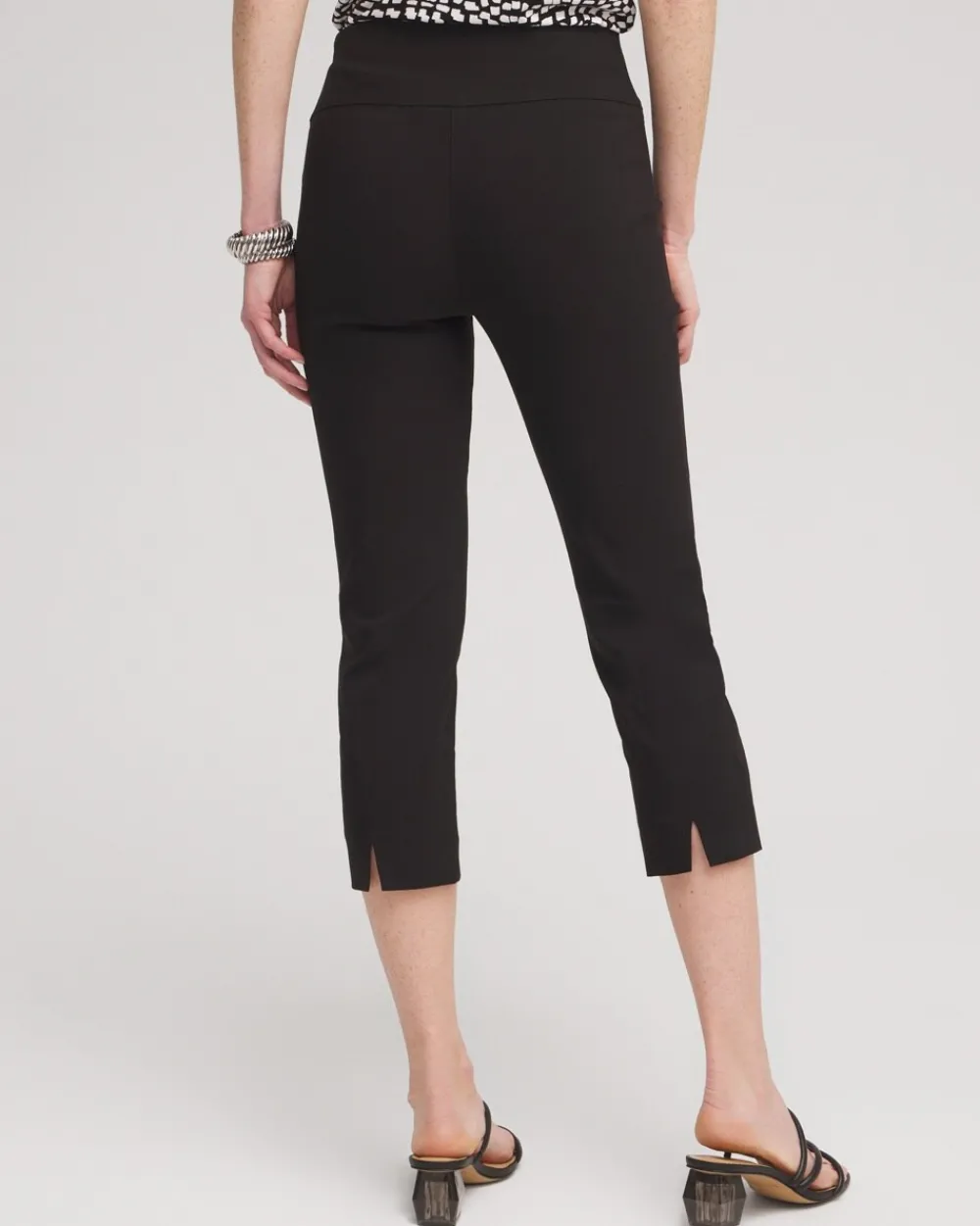 Best Wide Waistband Vented Pull-on Capris Pants