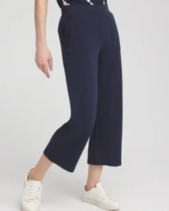 Best Sale Zenergy® French Terry Wide Leg Crops Pants