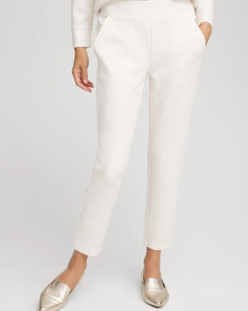New Zenergy® Heathered Scuba Ankle Pants Pants | Activewear