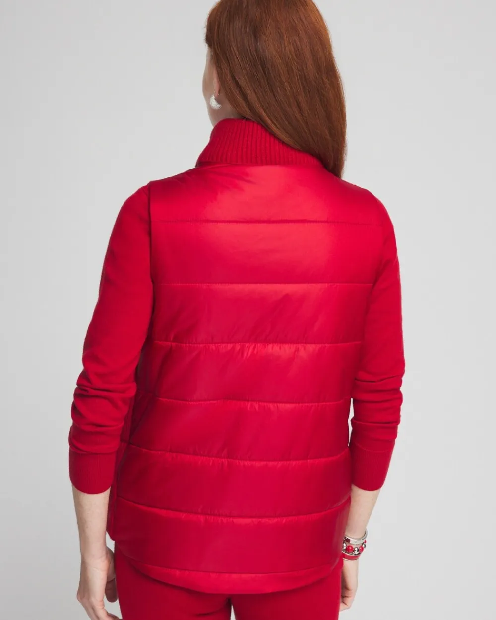 Outlet Zenergy® Luxe Ribbed-Knit Puffer Vest Jackets & Coats | Activewear