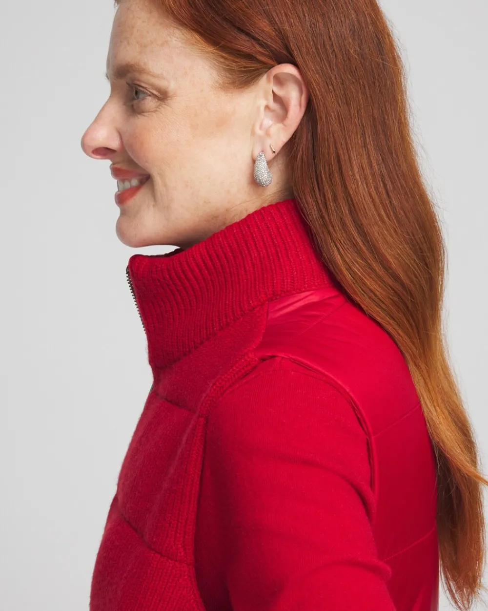 Outlet Zenergy® Luxe Ribbed-Knit Puffer Vest Jackets & Coats | Activewear