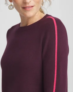 Sale Zenergy® Luxe Side Stripe Top Tops | Sweaters