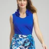 Sale Zenergy® Ruffle Neck Tank Tops
