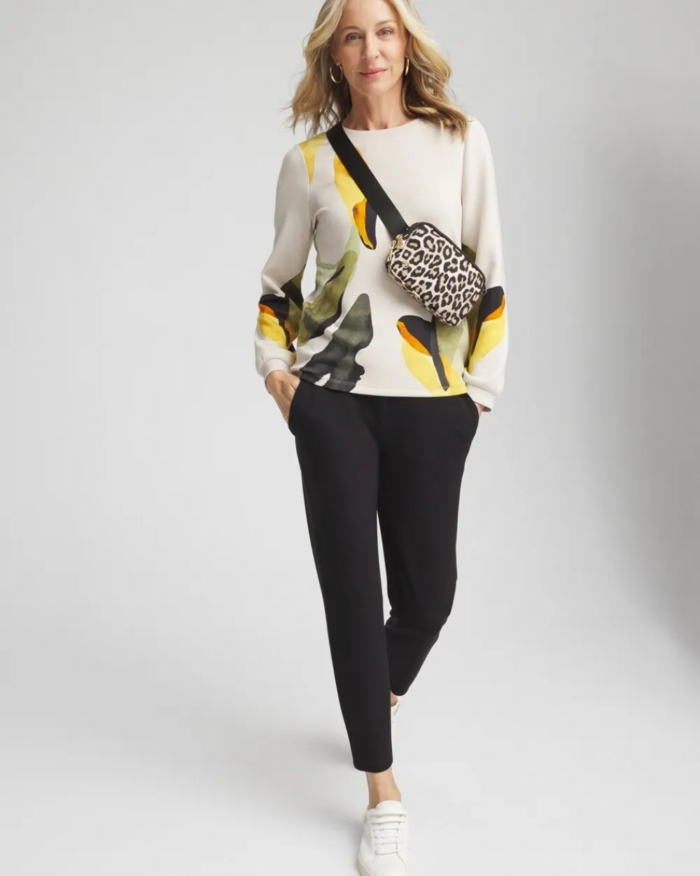 Hot Zenergy® Scuba Floral Top Tops